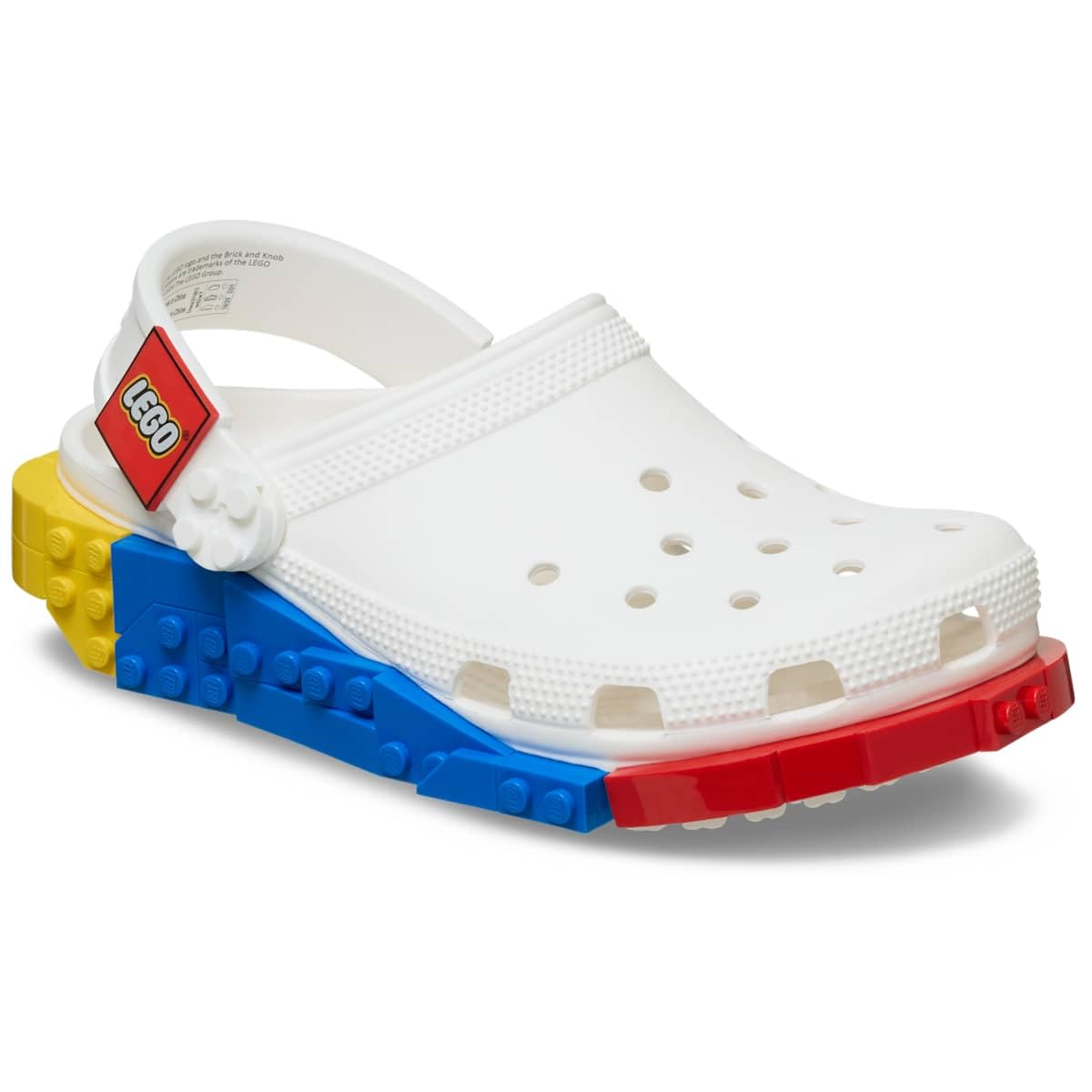Crocs Unisex-Adult Classic LEGO System Clogs, LEGO Shoes for Women and Men