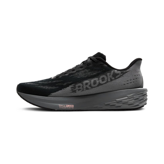 Brooks Men's Launch 11 neutral running shoe in black and grey