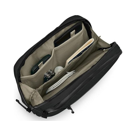 Osprey Archeon everyday chest rig bag with harness, black, on white background
