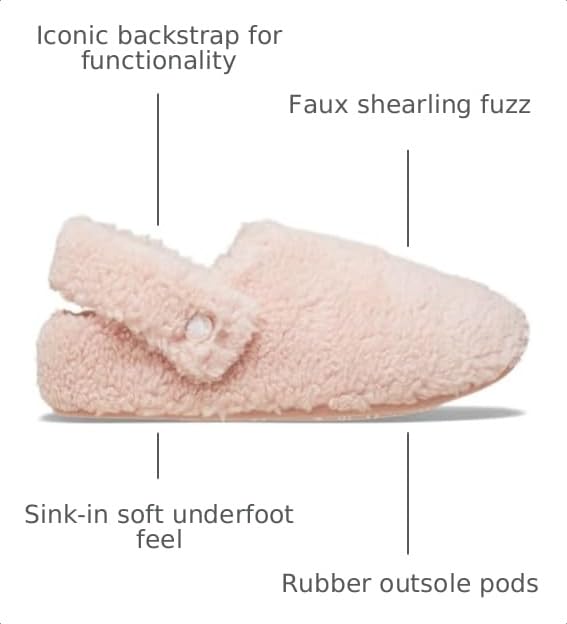 Crocs Unisex Classic Cozzzy Lined Slipper