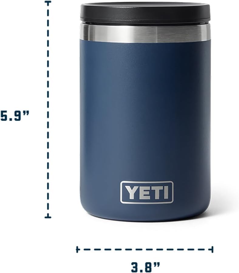 YETI Rambler 16 oz Food Jar, Vacuum Insulated, Stainless Steel, With Airtight Lid