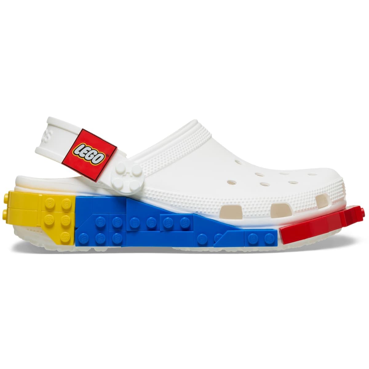 Crocs Unisex-Adult Classic LEGO System Clogs, LEGO Shoes for Women and Men