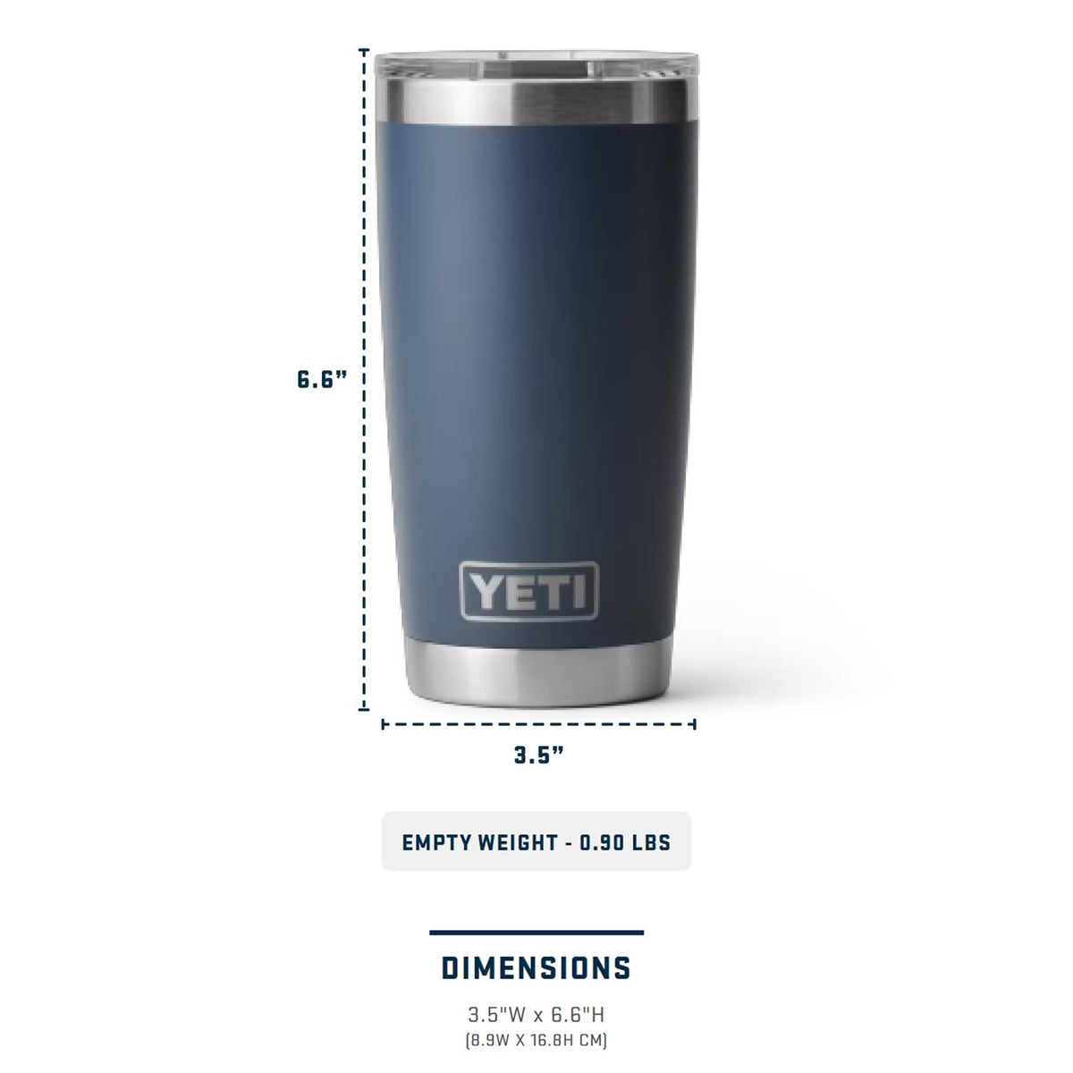YETI Rambler 20 oz Tumbler with MagSlider Lid