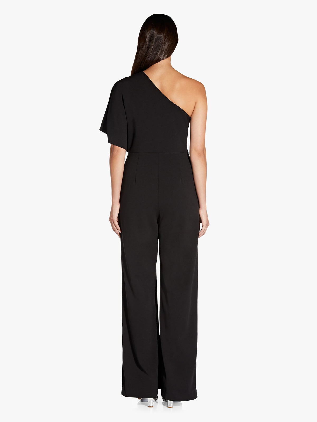 Adrianna Papell Women's One Shoulder Jumpsuit