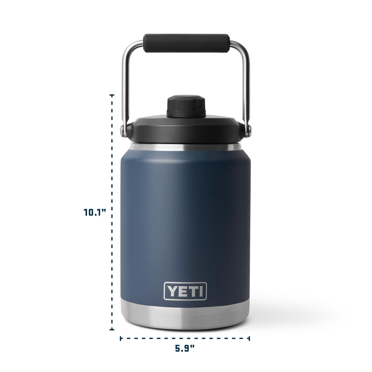 YETI Rambler Half Gallon Jug 2.0, Vacuum Insulated, Leakproof, Stainless Steel with MagCap