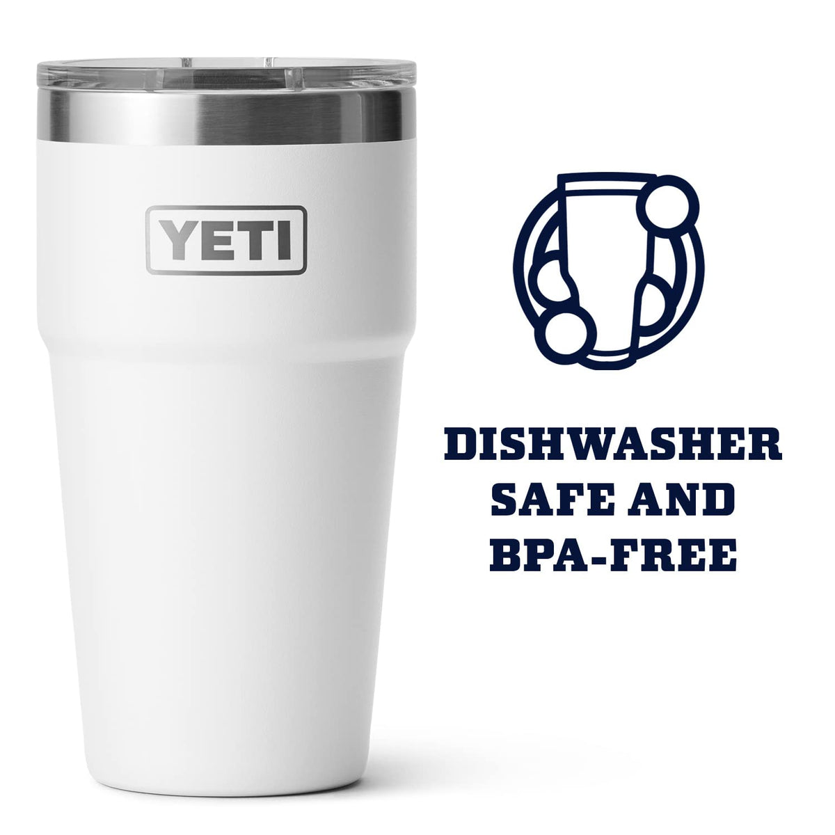 YETI Rambler 16 oz Stackable Pint with MagSlider Lid