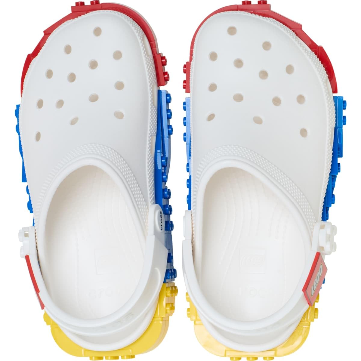 Crocs Unisex-Adult Classic LEGO System Clogs, LEGO Shoes for Women and Men