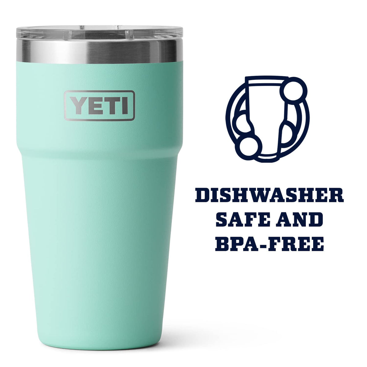 YETI Rambler 16 oz Stackable Pint with MagSlider Lid
