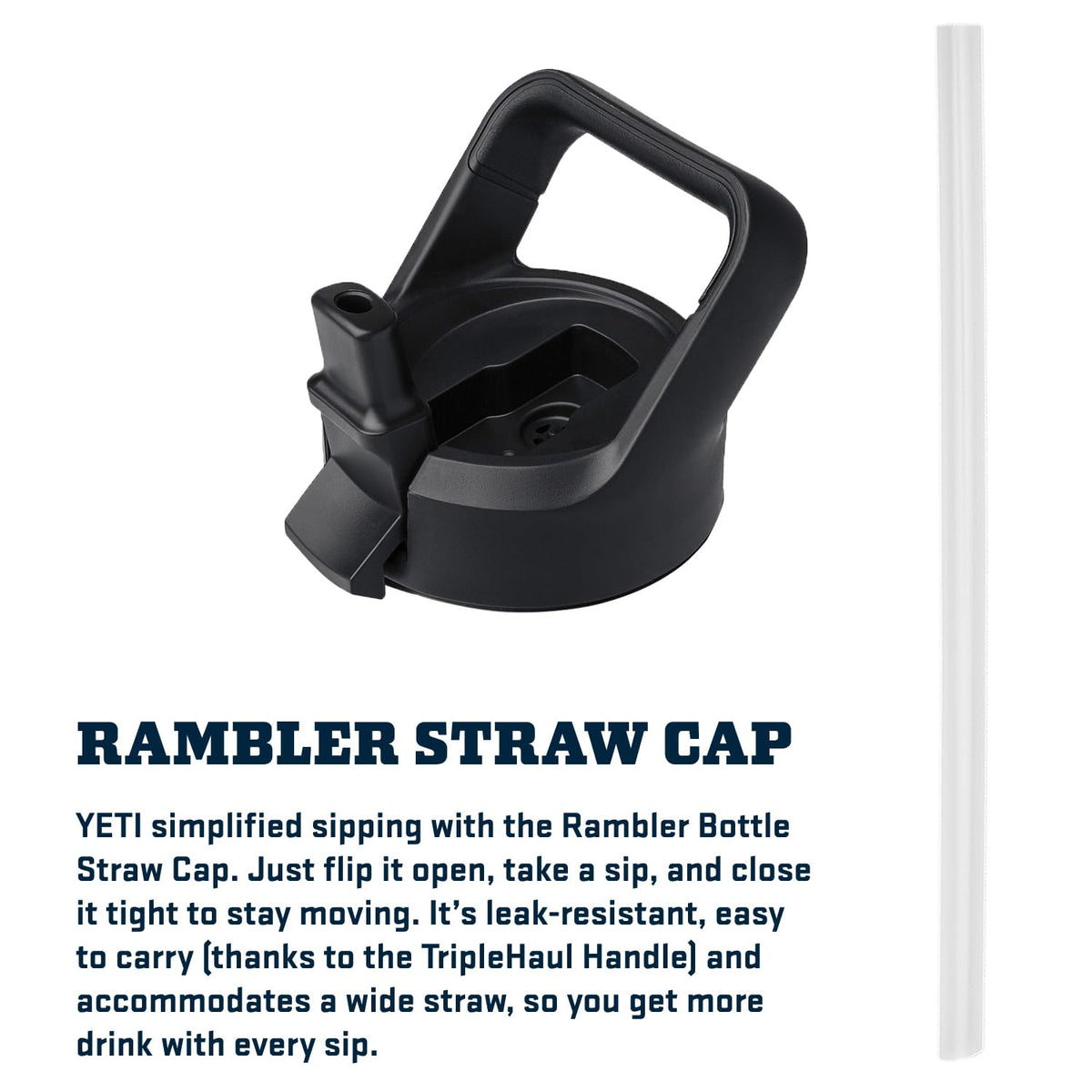 YETI Rambler 26 oz Bottle with Straw Cap