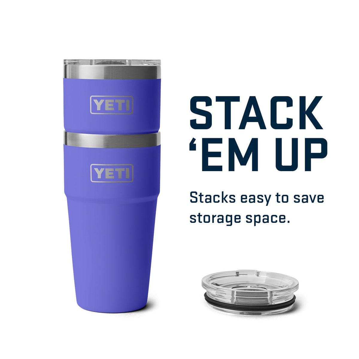 YETI Rambler 20 oz Stackable Tumbler with MagSlider Lid