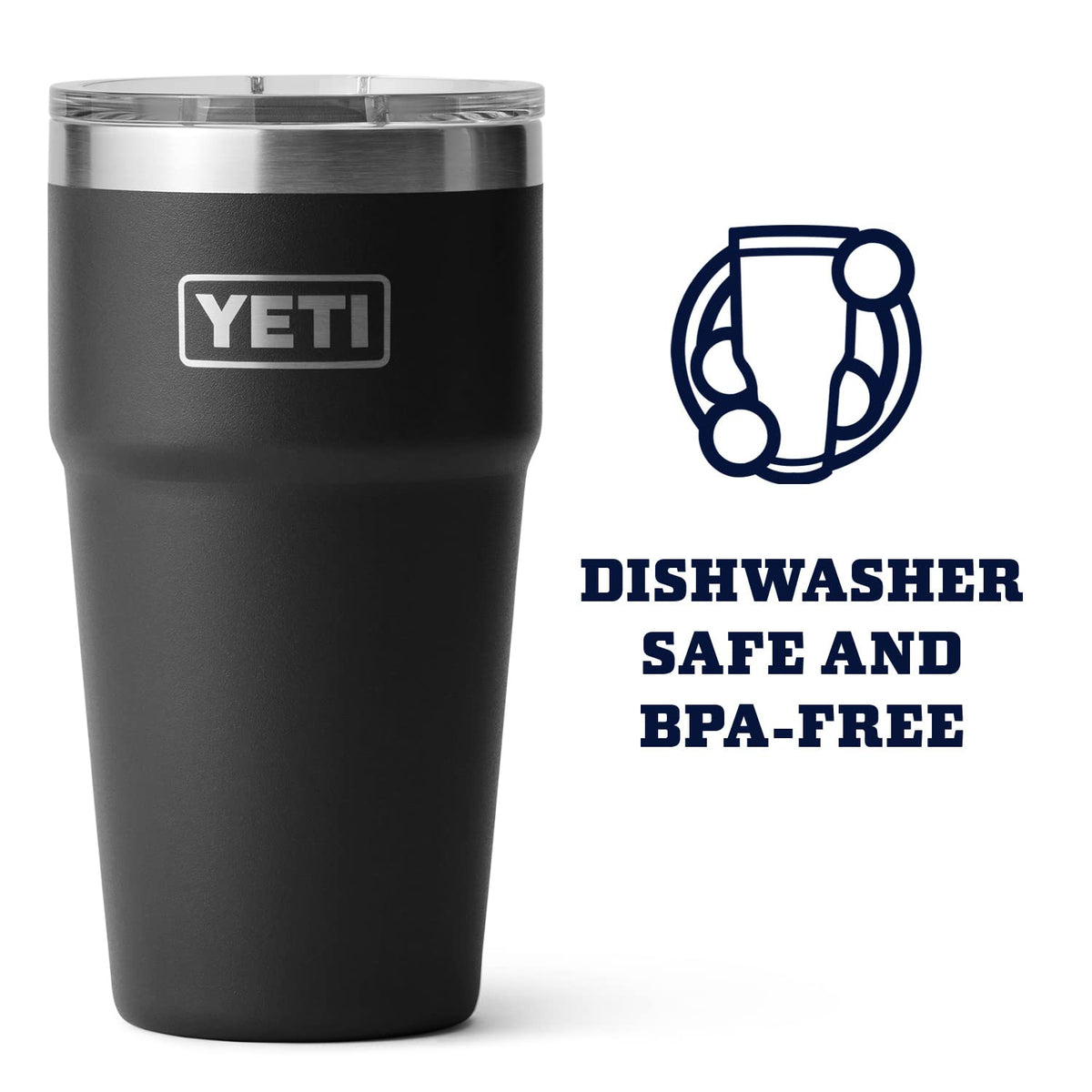 YETI Rambler 16 oz Stackable Pint with MagSlider Lid