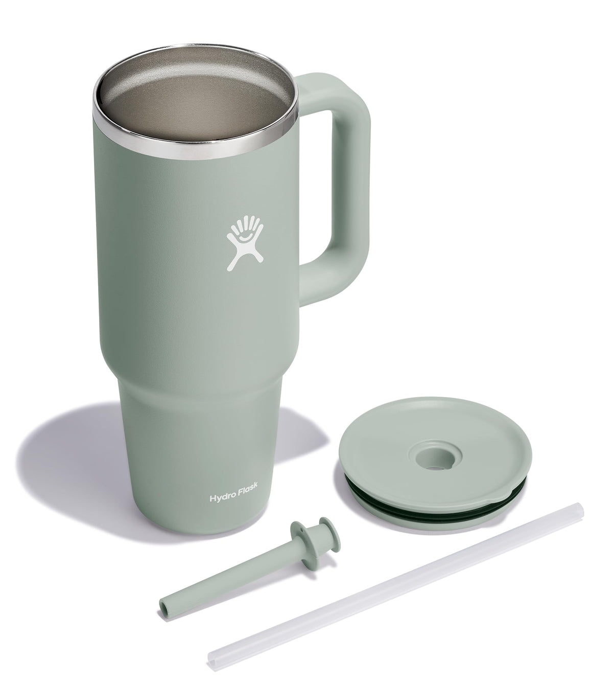 Hydro Flask Travel Tumbler with Handle, Lid and Straw
