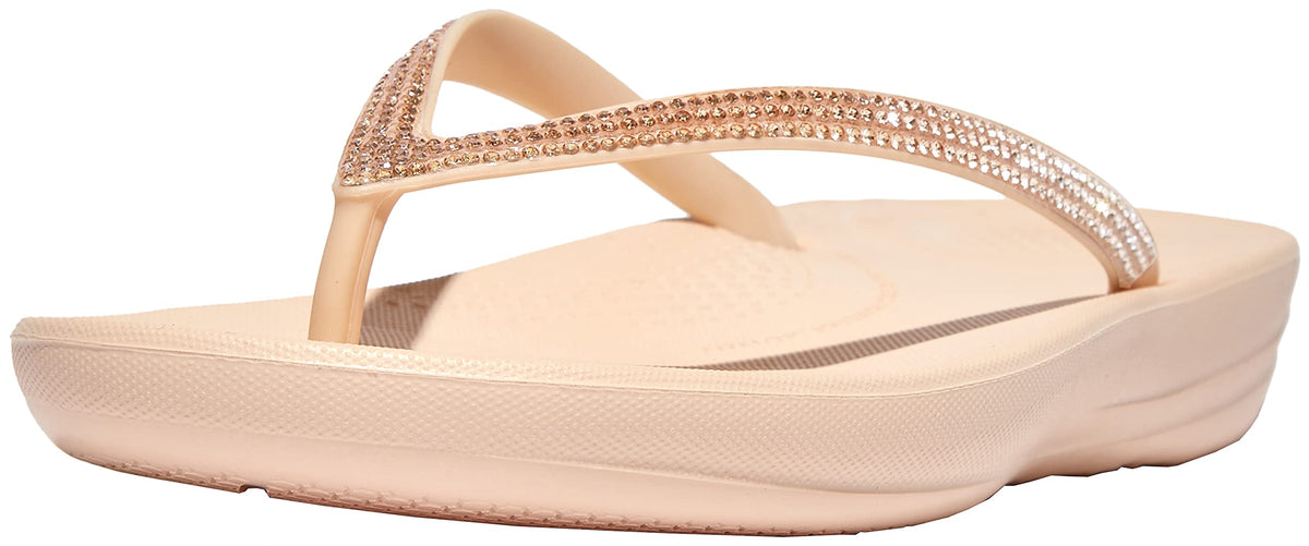 FitFlop Women's iQUSHION Ombre-Sparkle Flip-Flops