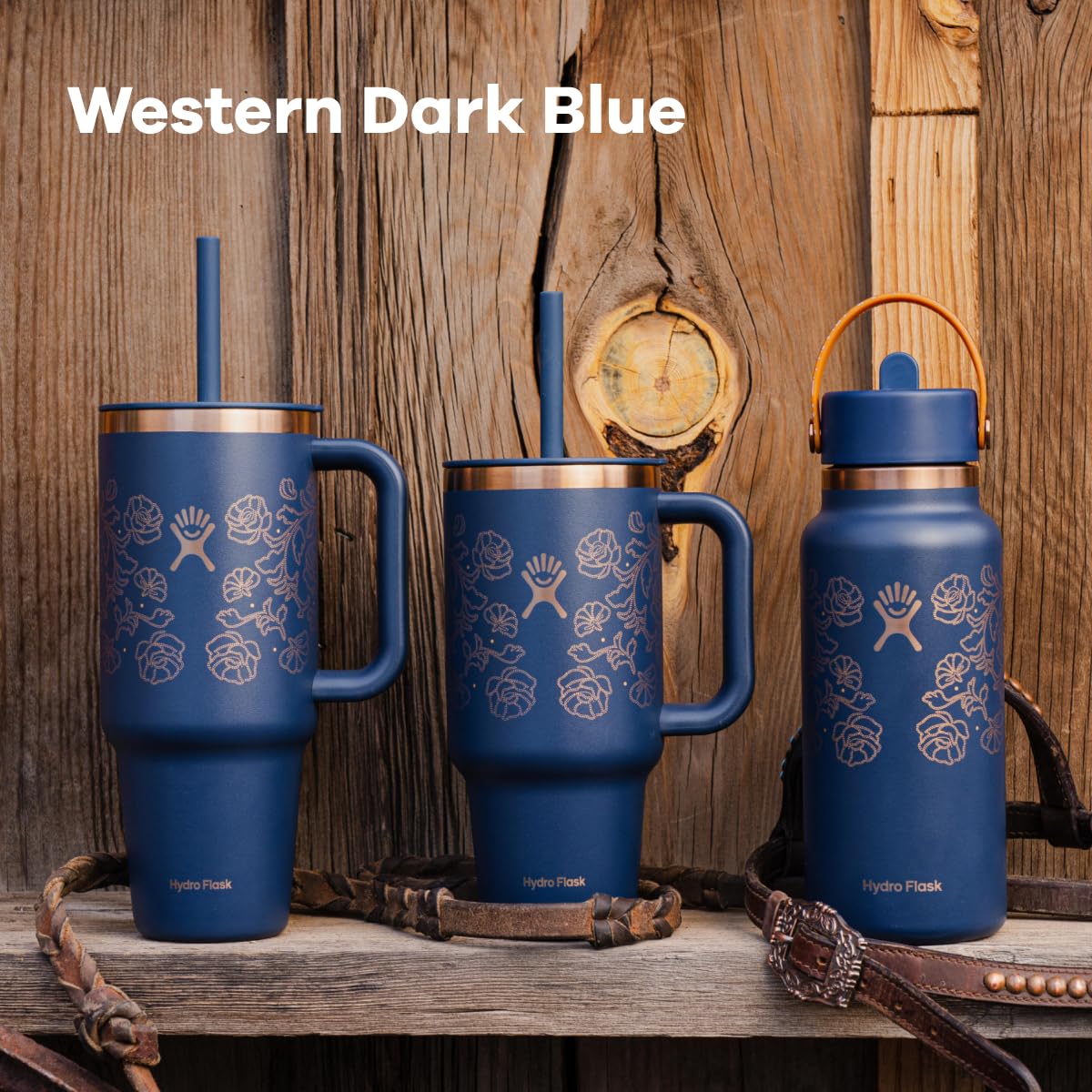Hydro Flask Travel Tumbler with Handle, Lid and Straw