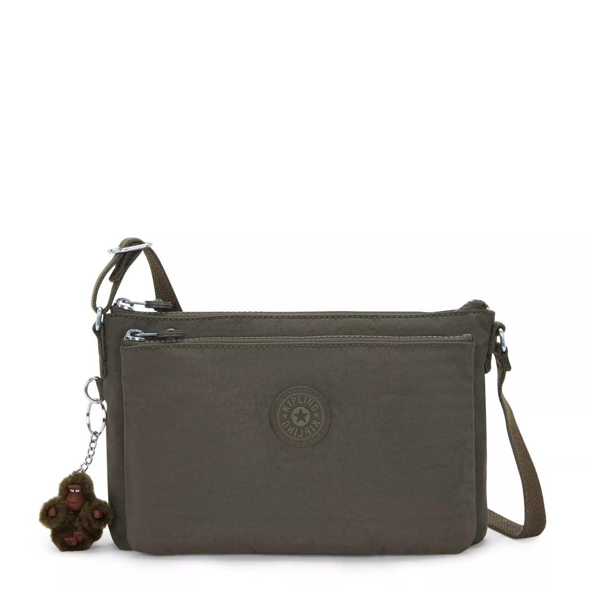 Kipling Womens Women's Mikaela Bag, Super Light, Adjustable Strap, Nylon Printed Crossbody Bag