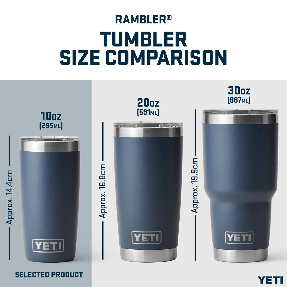 YETI Rambler 10 oz Stainless Steel Tumbler with MagSlider Lid