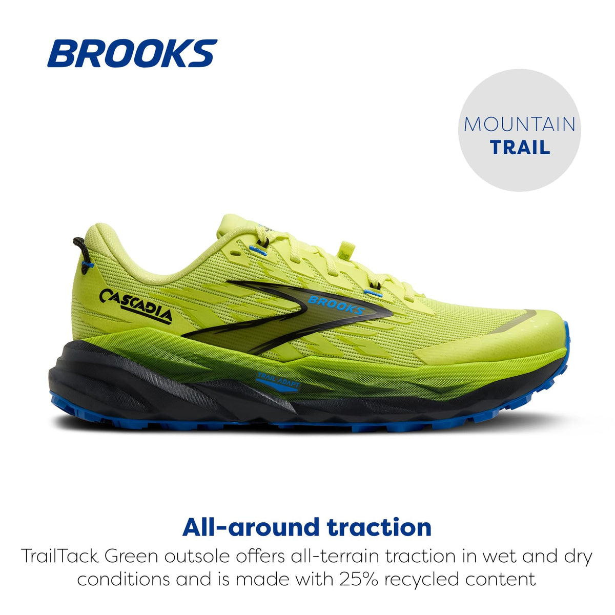 Brooks Men's Cascadia 19 Trail Running Shoe