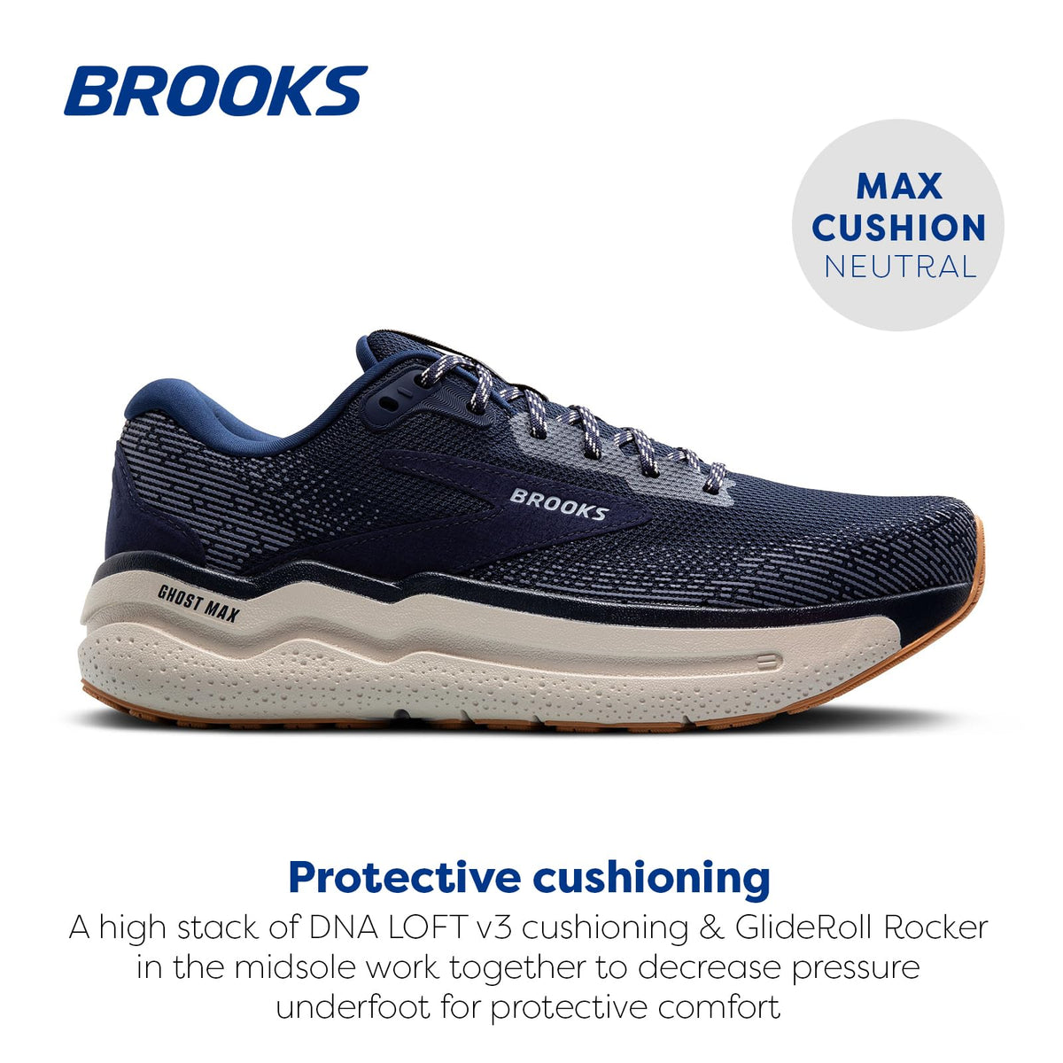 Brooks Men's Ghost Max 2 Running and Walking Shoe