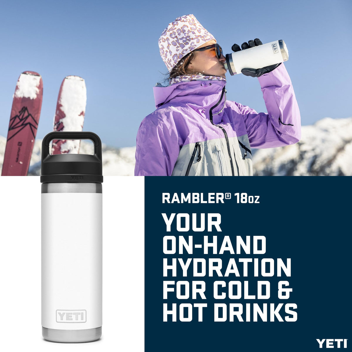 YETI Rambler Bottle with Chug Cap