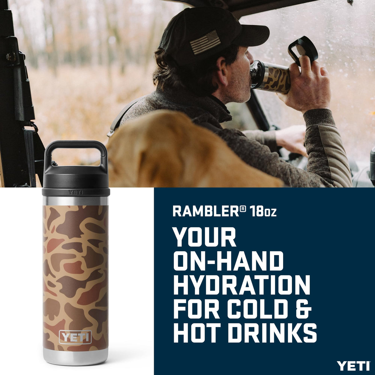 YETI Rambler Bottle with Chug Cap
