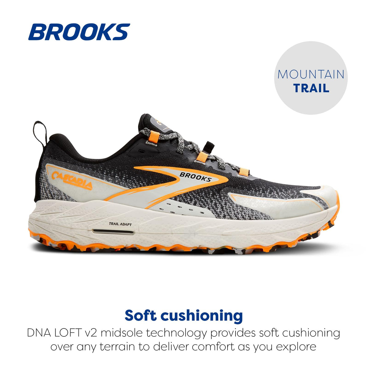 Brooks Men's Cascadia 18 Trail Running Shoe