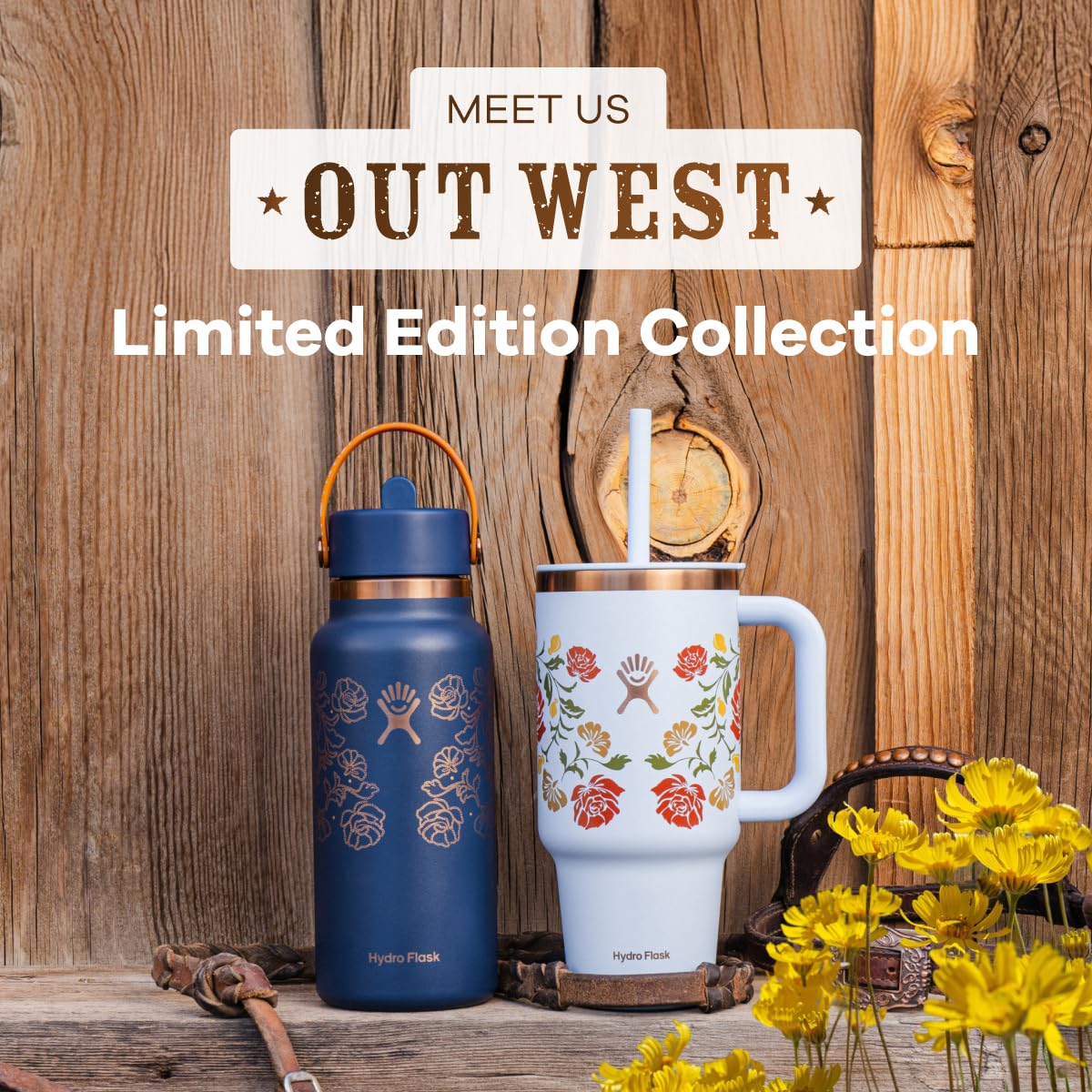 Hydro Flask Travel Tumbler with Handle, Lid and Straw