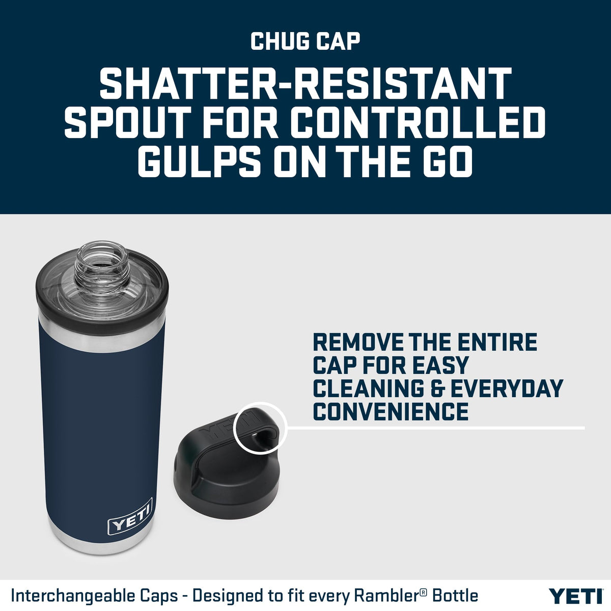 YETI Rambler Bottle with Chug Cap