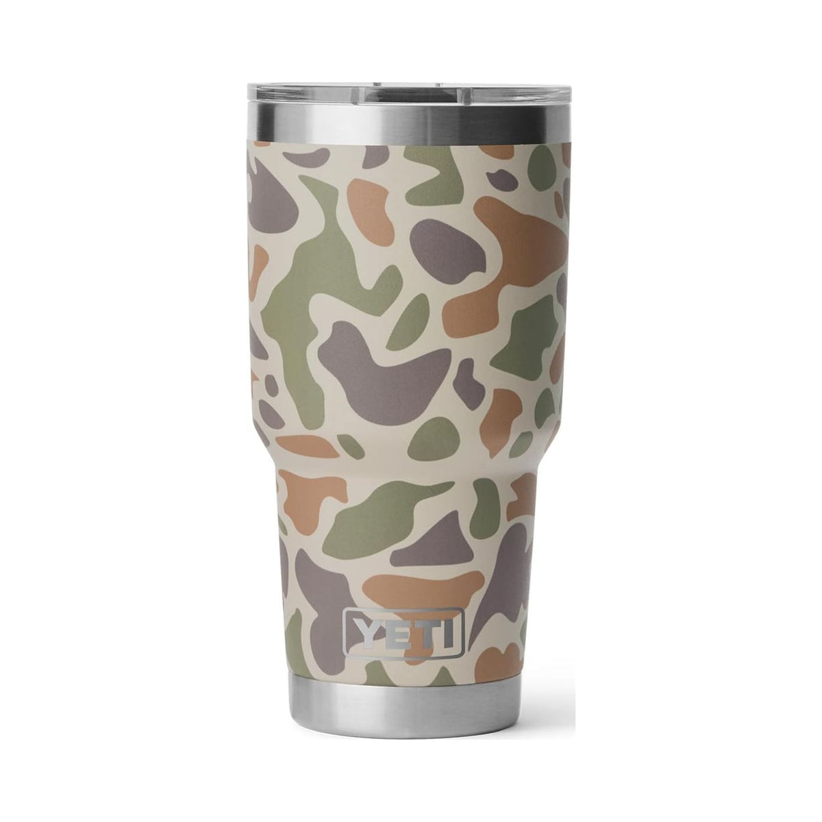 YETI Rambler 30 oz tan camo stainless steel tumbler with MagSlider lid