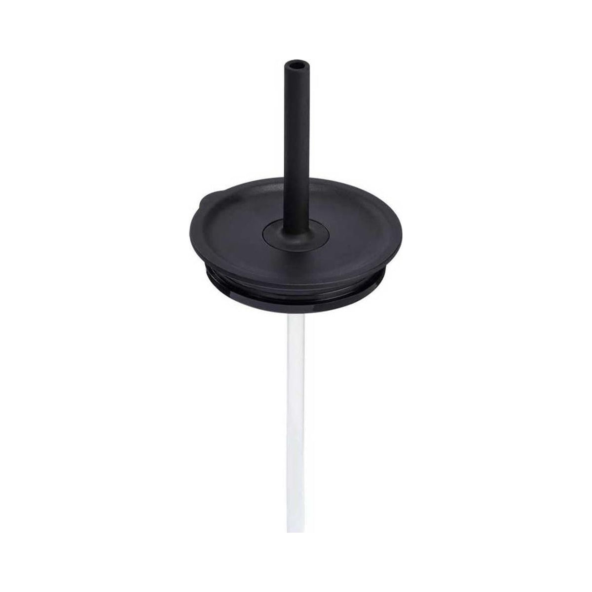 Hydro Flask black press-in straw lid for tumblers and coffee mugs