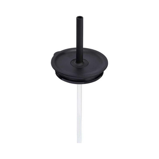 Hydro Flask black press-in straw lid for tumblers and coffee mugs