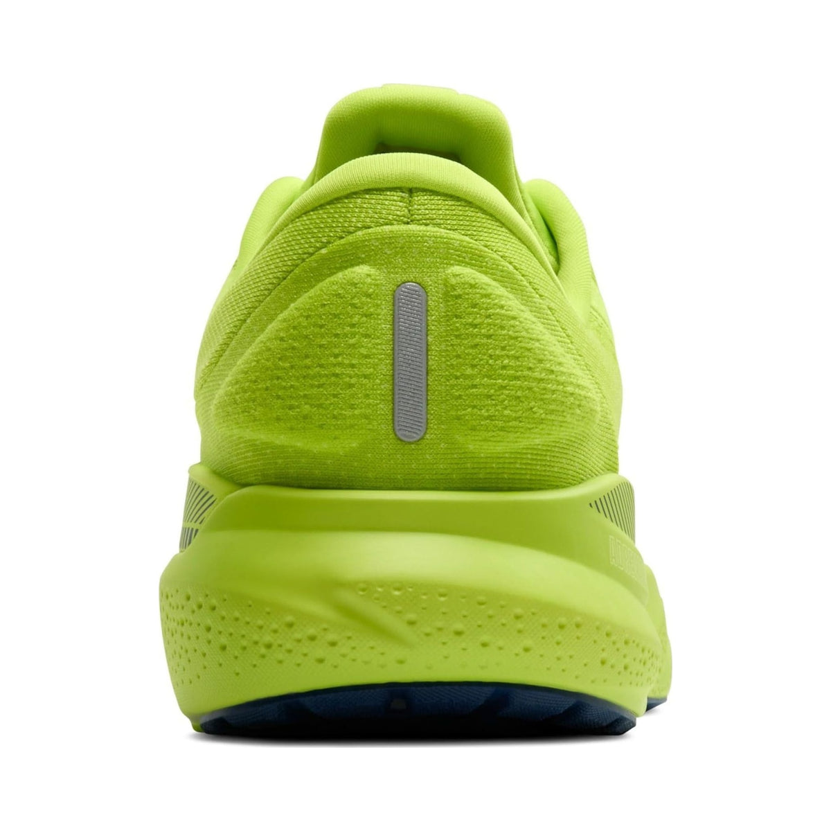 Brooks Men's Adrenaline GTS 24 running shoe in neon lime with navy accents