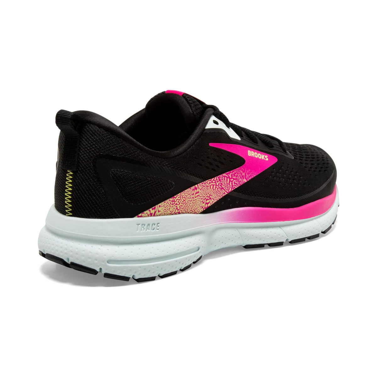 Brooks Women's Trace 3 neutral running shoe in black and pink