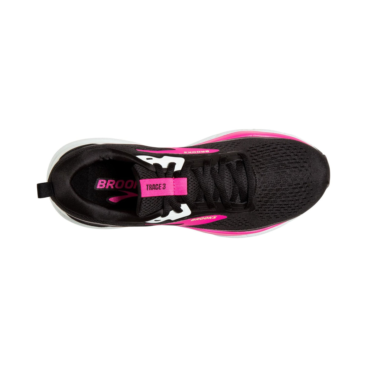 Brooks Women's Trace 3 neutral running shoe in black and pink