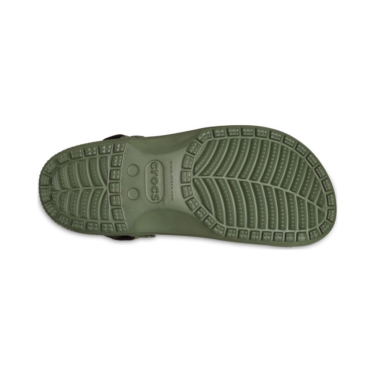 Crocs Yukon Vista II LiteRide men's clog in army green, multiple views