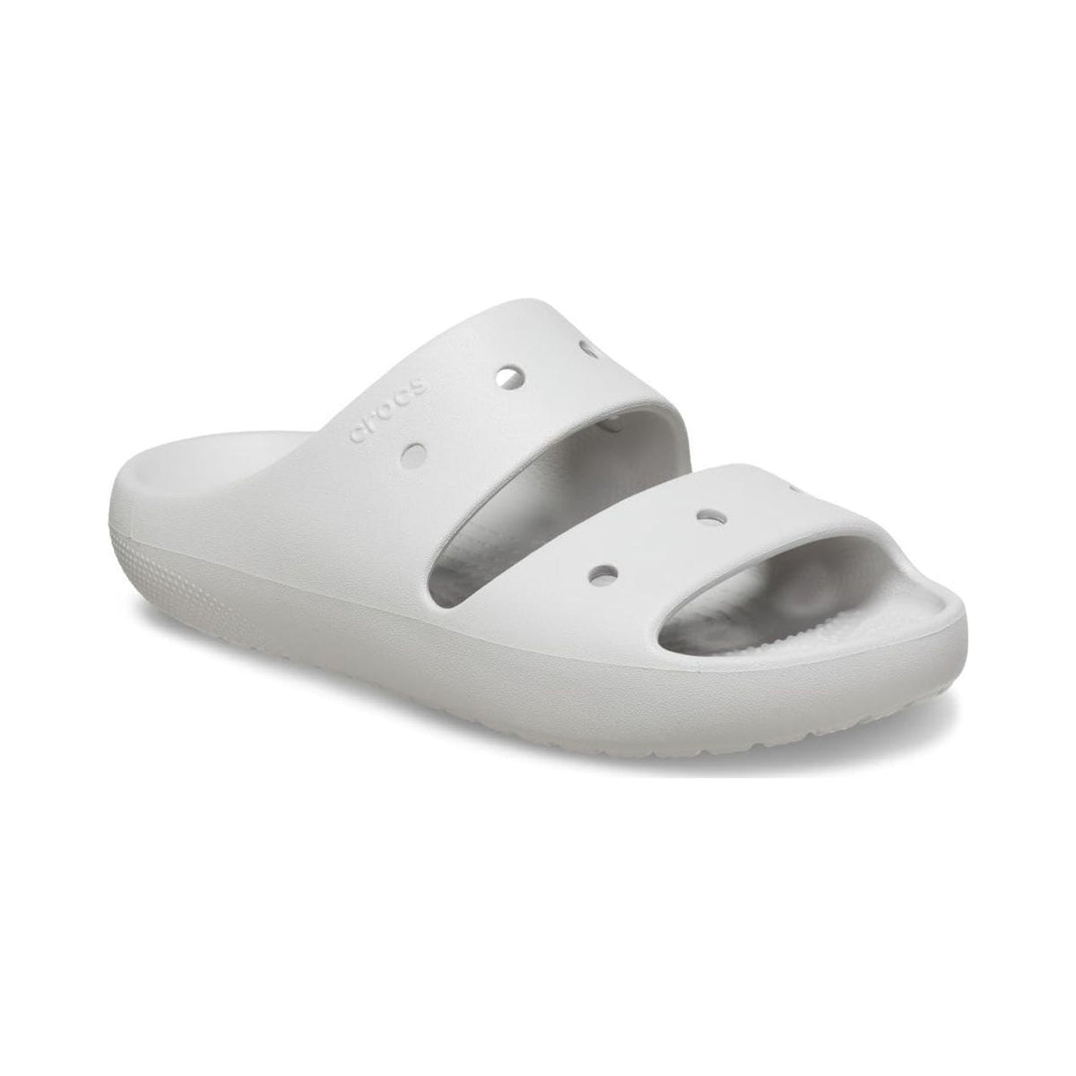 Crocs Classic Sandal V2 women's grey two-strap slide sandal