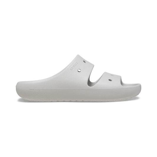 Crocs Classic Sandal V2 women's grey two-strap slide sandal