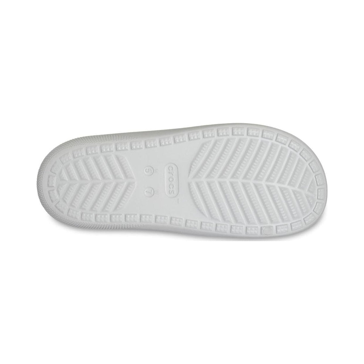 Crocs Classic Sandal V2 women's grey two-strap slide sandal