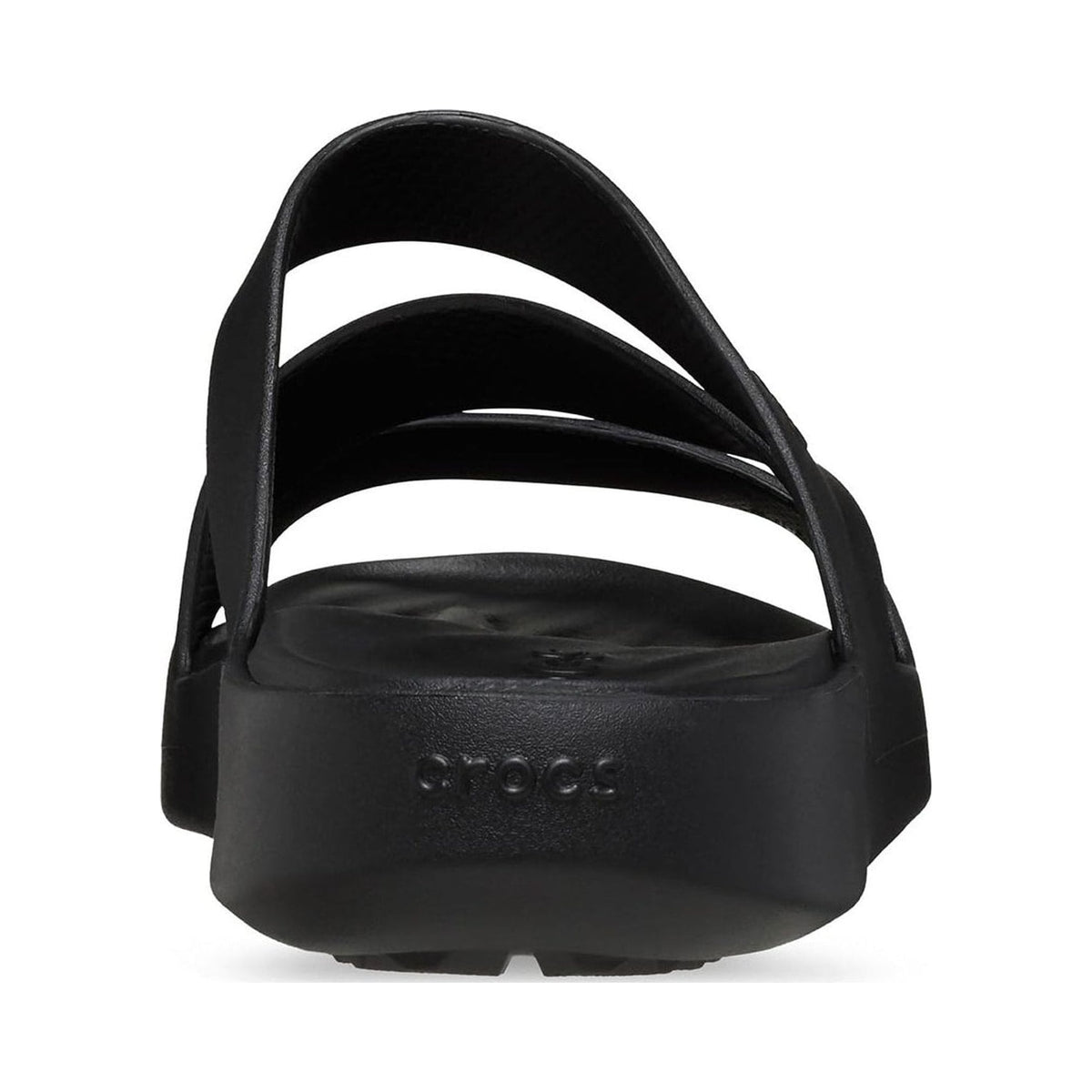 Crocs Women's Getaway Strappy Sandal in black, blue and bone colorways