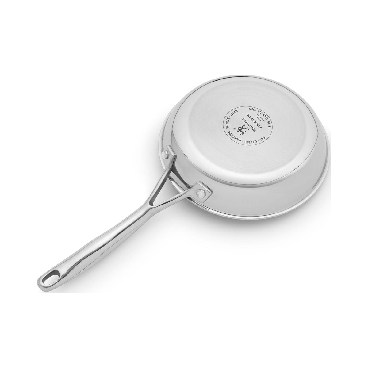 HENCKELS Legacy stainless steel fry pan with riveted handle