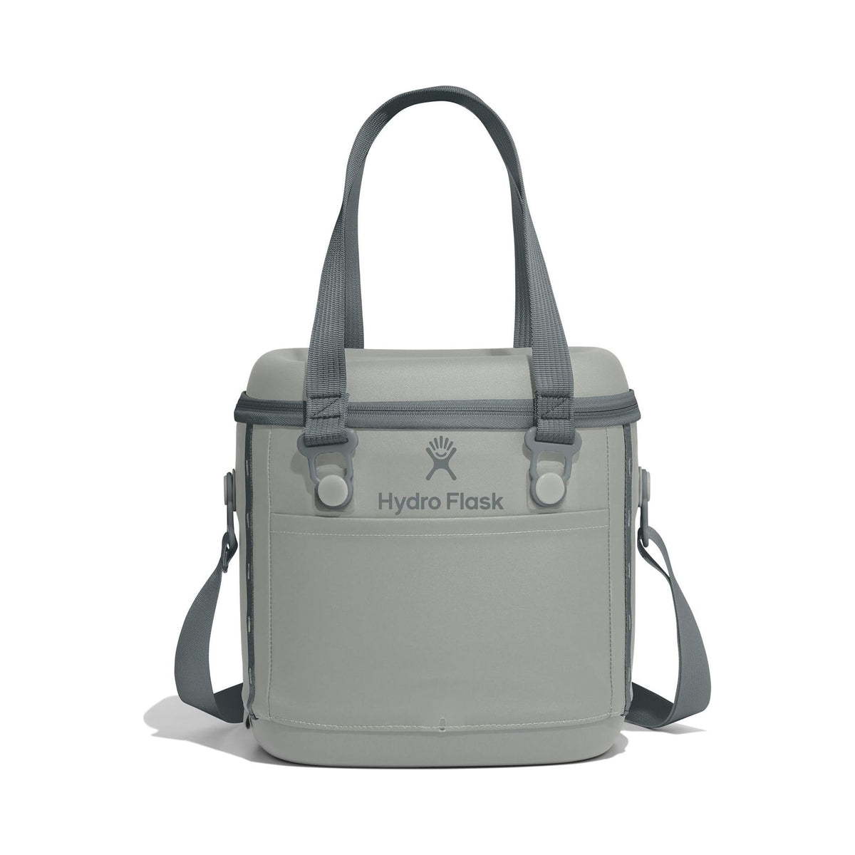 Hydro Flask Carry Out soft cooler tote in grey with shoulder strap