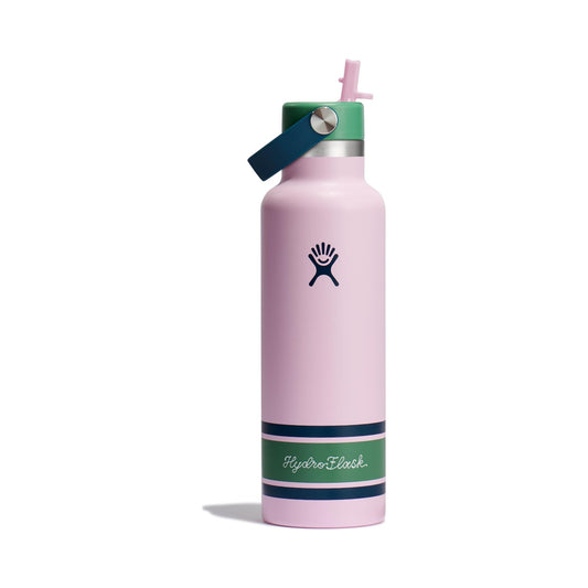 Hydro Flask 24 oz Standard Flex Straw Cap bottle in Campus Pink