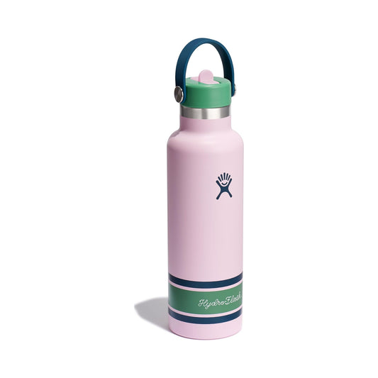 Hydro Flask 24 oz Standard Flex Straw Cap bottle in Campus Pink
