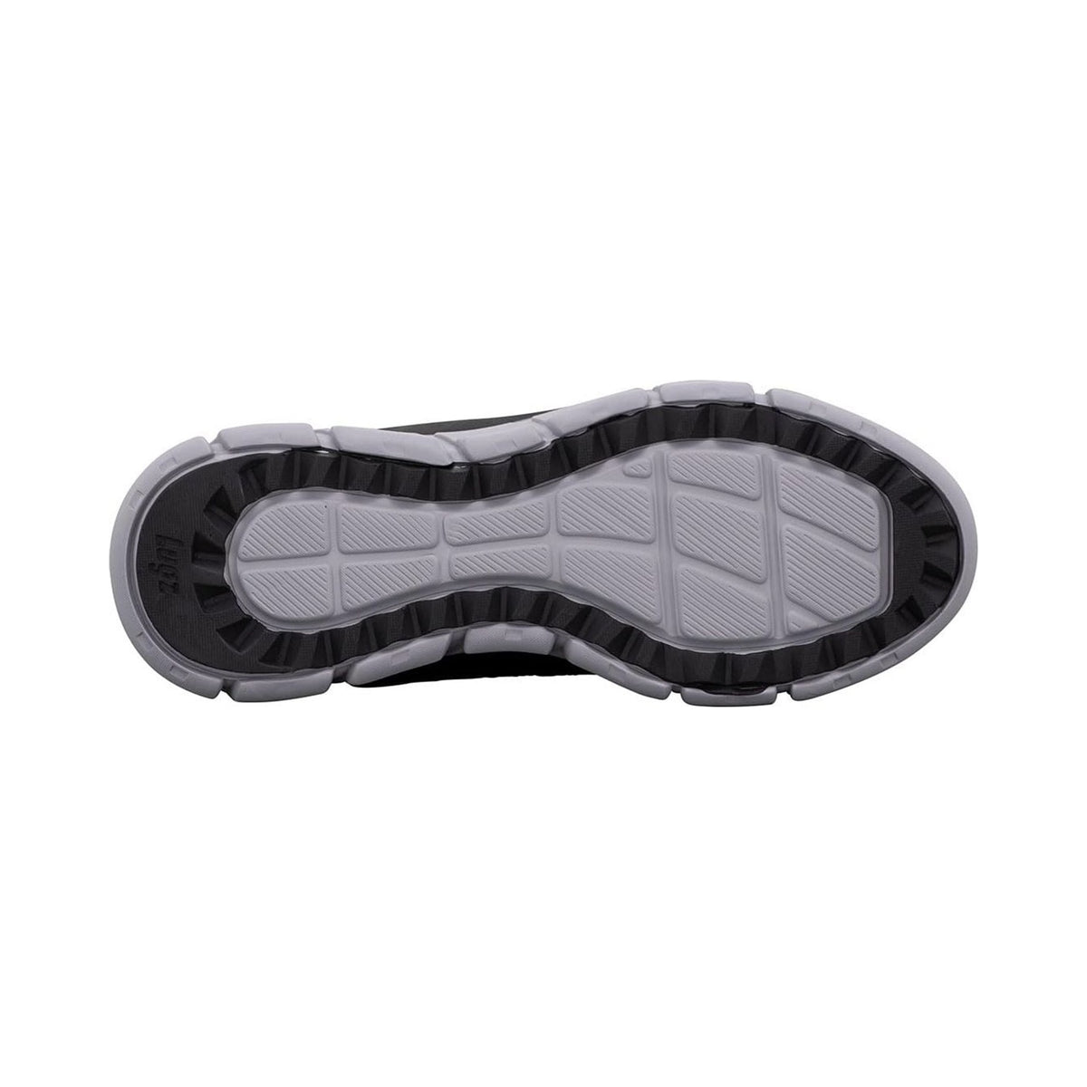 Lugz men's Whirlwind black mid-top boot with grey sole