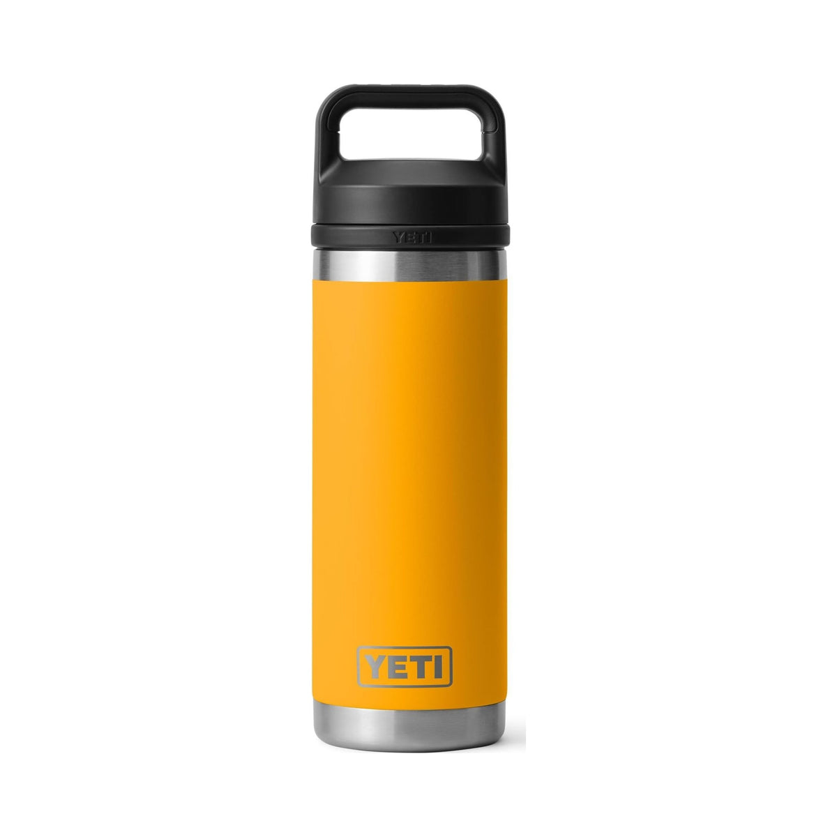 YETI Rambler 18 oz insulated bottle with black Chug Cap, teal colorway