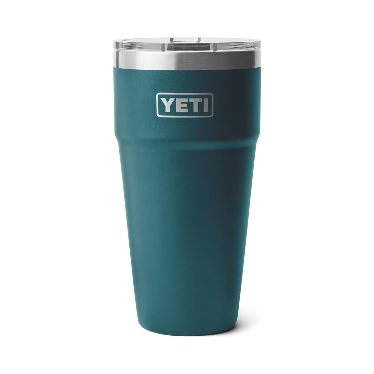 YETI Rambler 30 oz stackable teal stainless steel tumbler with MagSlider lid