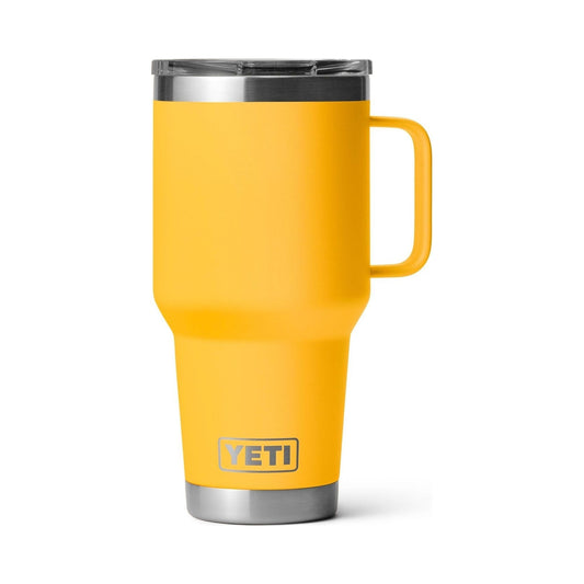 YETI Rambler 30 oz Travel Mug with Stronghold Lid in yellow and navy