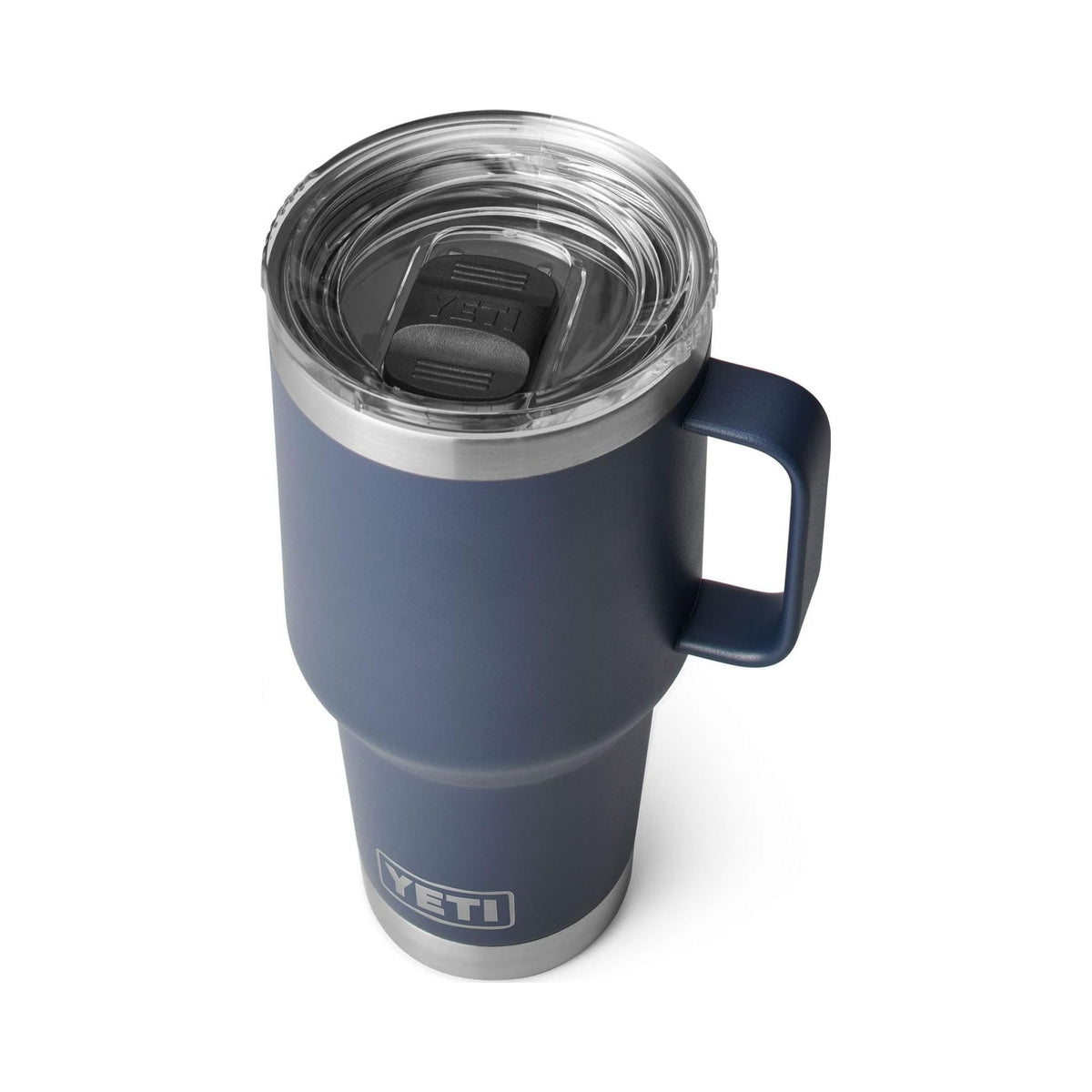 YETI Rambler 30 oz Travel Mug with Stronghold Lid in yellow and navy