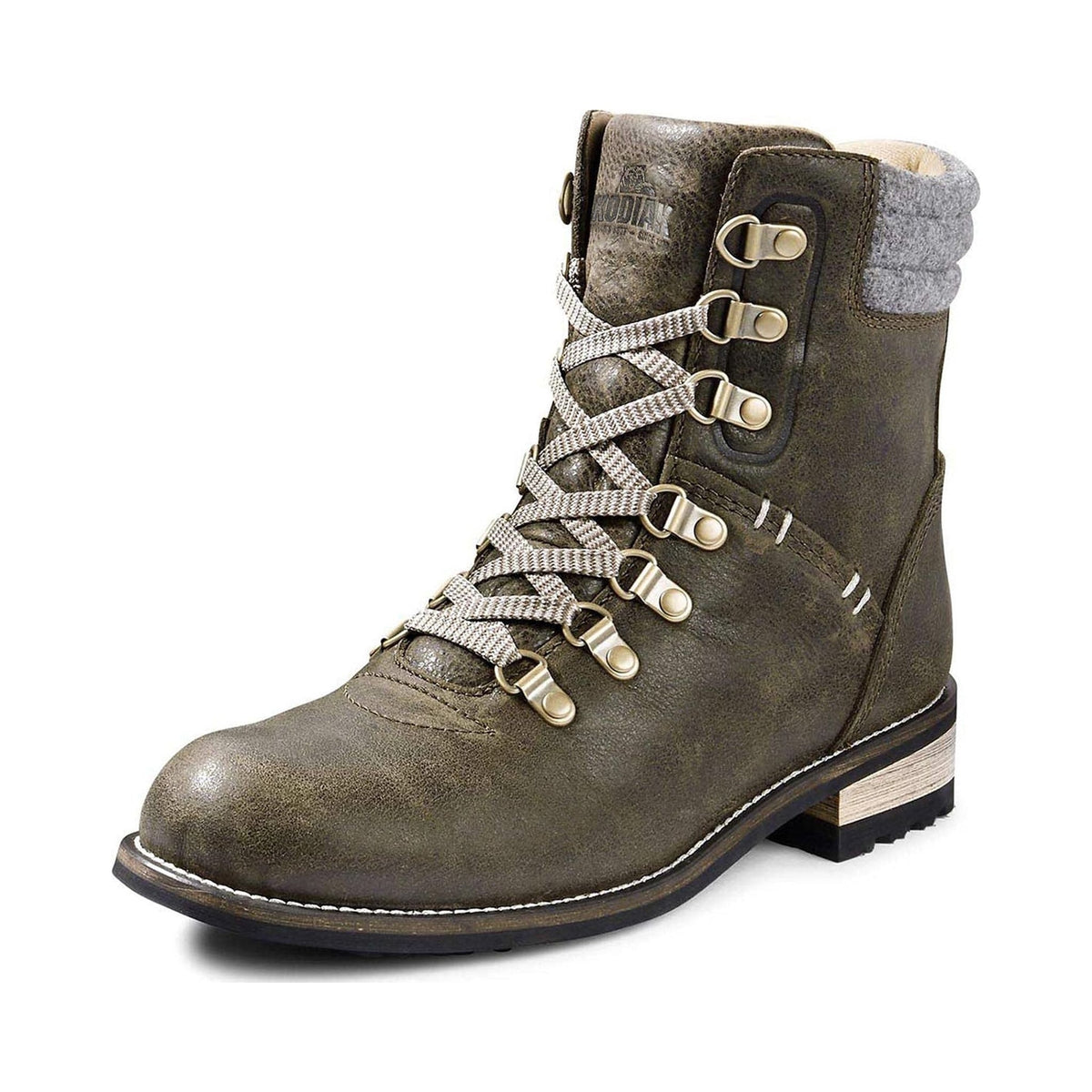 Kodiak Women's Surrey II waterproof 5-inch olive leather hiker boot