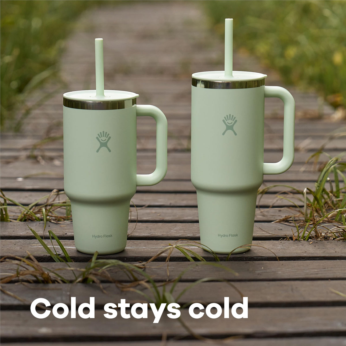 Hydro Flask Travel Tumbler with Handle, Lid and Straw