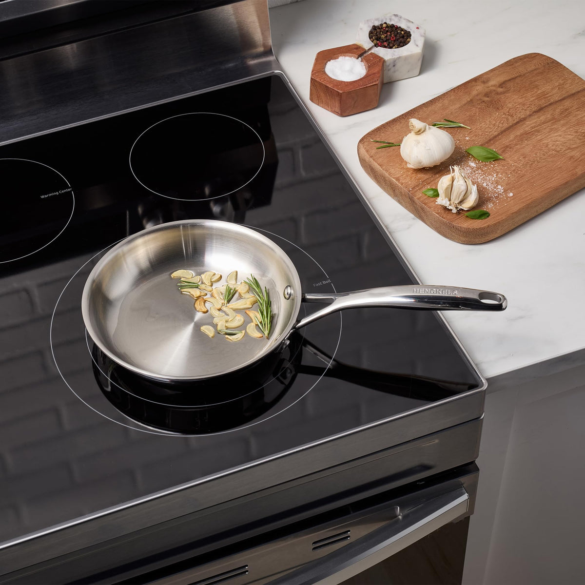 HENCKELS Legacy Tri-Ply Stainless Steel Fry Pan